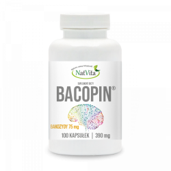 Bacopin ekstrakt 20% bakozydów kapsułki