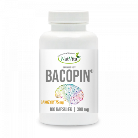 Bacopin ekstrakt 20% bakozydów kapsułki - zdjęcie produktu