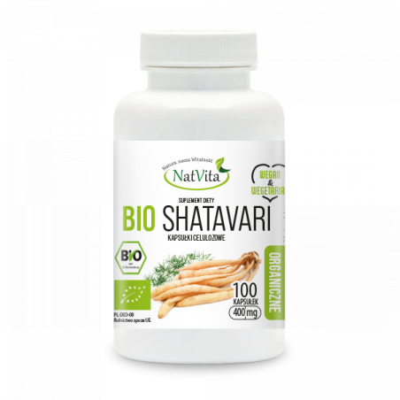 Shatavari Bio kapsułki 400mg - zdjęcie produktu