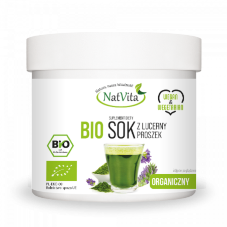 Sok z lucerny BIO w proszku - zdjęcie produktu