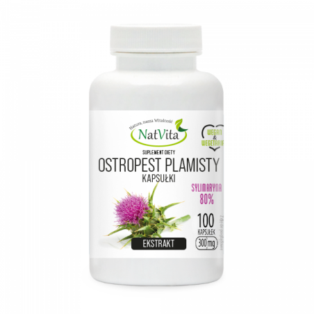 Ostropest Plamisty ekstrakt kapsułki 300mg - zdjęcie produktu