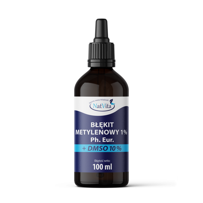 Błękit Metylenowy Ph. Eur. Farmaceutyczny 1% + DMSO 10%