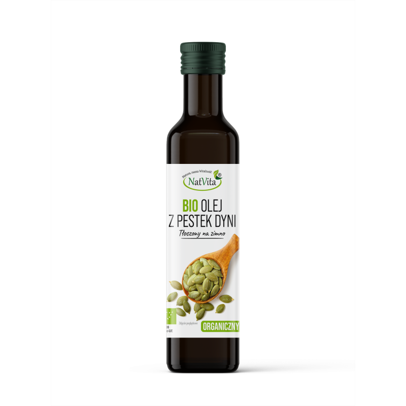 Olej z Pestek Dyni BIO zimnotłoczony