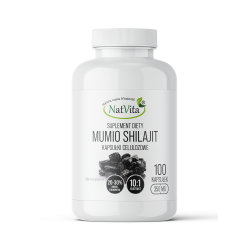 Mumio Shilajit ekstrakt 20-30 % kwas fulwowy kapsułki 350mg