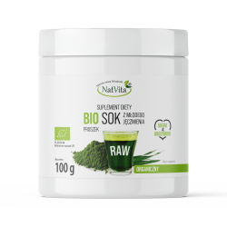 Sok z młodego Jęczmienia BIO w proszku PREMIUM