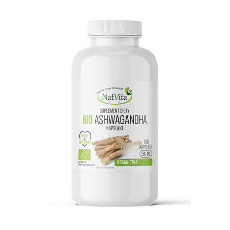 Ashwagandha BIO kapsułki 360mg - zdjęcie produktu