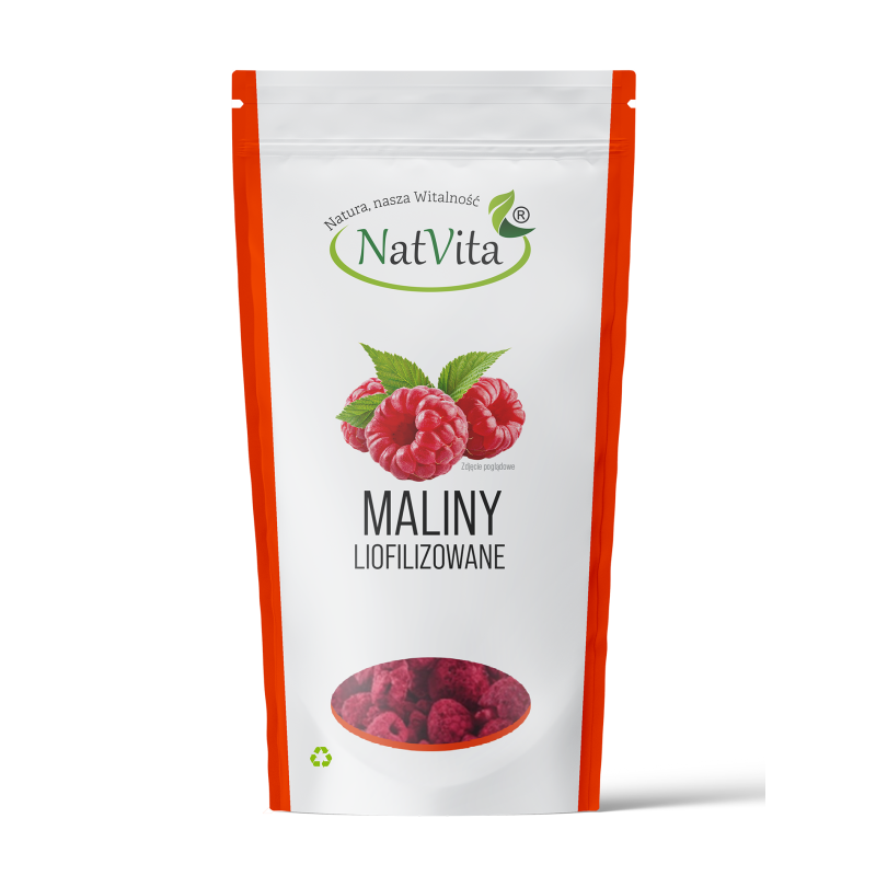 Maliny liofilizowane