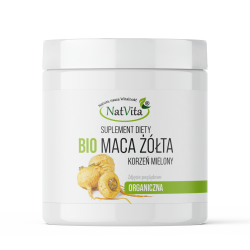 Maca BIO RAW żółta mielona