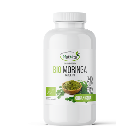 Moringa Olejodajna BIO tabletki 500mg - zdjęcie produktu
