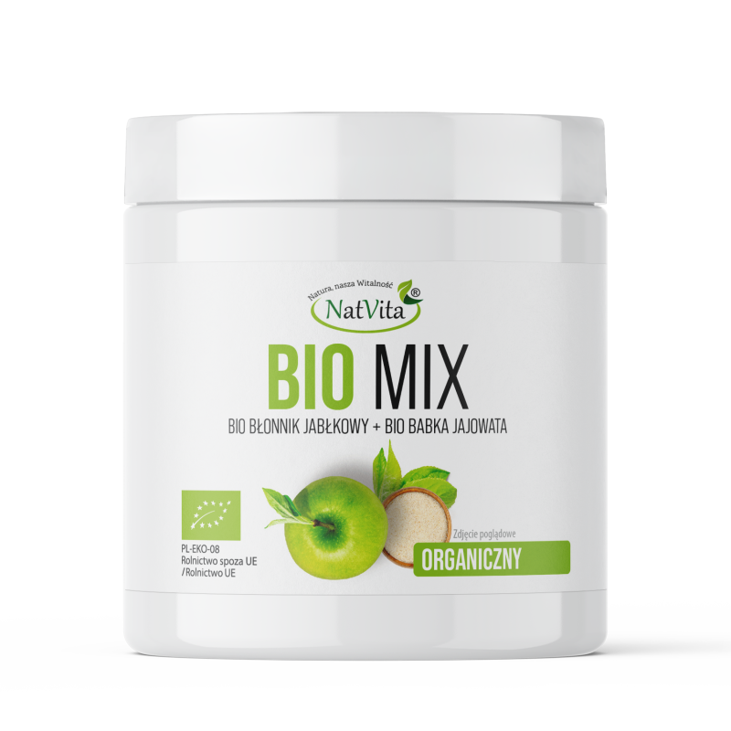Błonnik Jabłkowy Bio + Babka Jajowata Bio