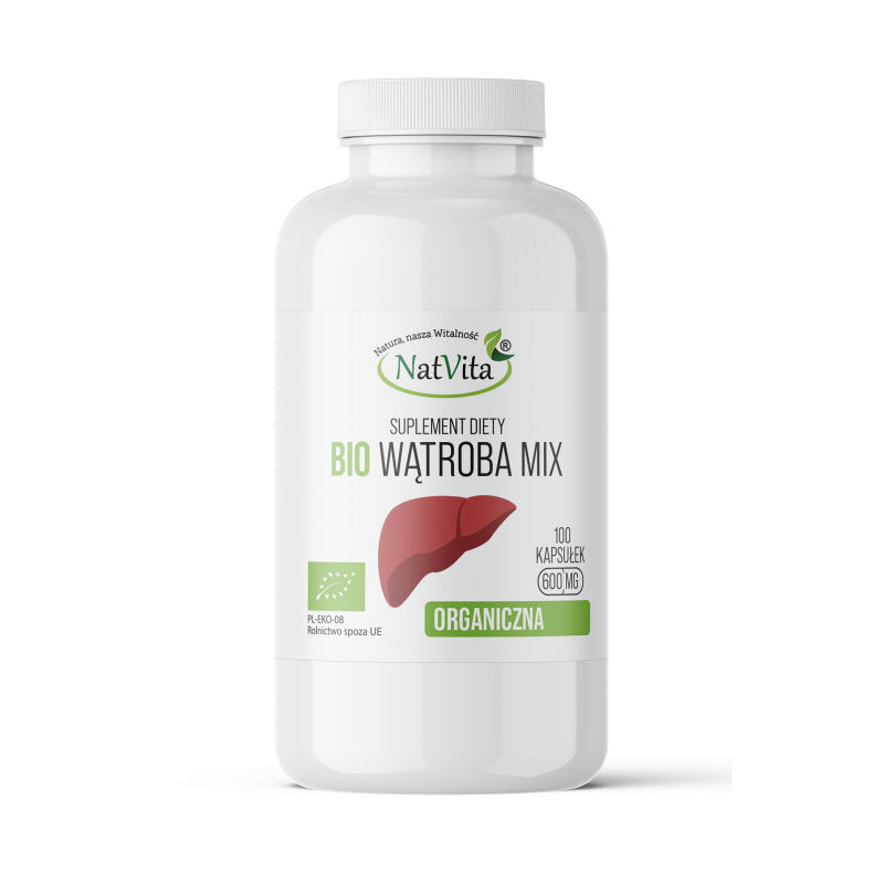 Wątroba BIO MIX kapsułki 600mg