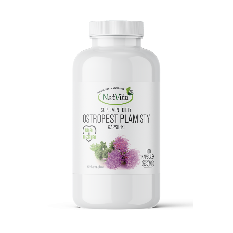 Ostropest Plamisty kapsułki 530mg