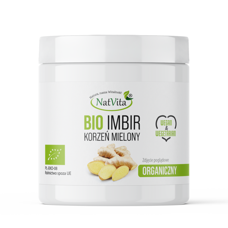 Imbir BIO mielony
