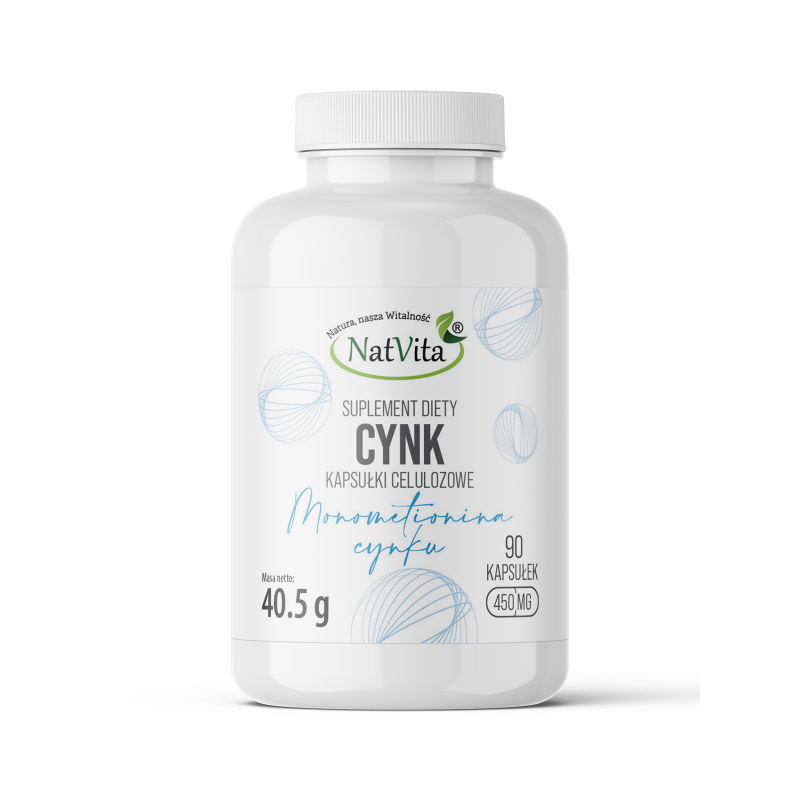 Cynk (Monometionina cynku) kapsułki 450mg