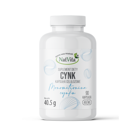 Cynk (Monometionina cynku) kapsułki 450mg - zdjęcie produktu