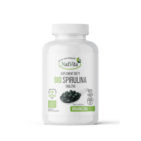 Spirulina BIO tabletki 400mg - zdjęcie produktu