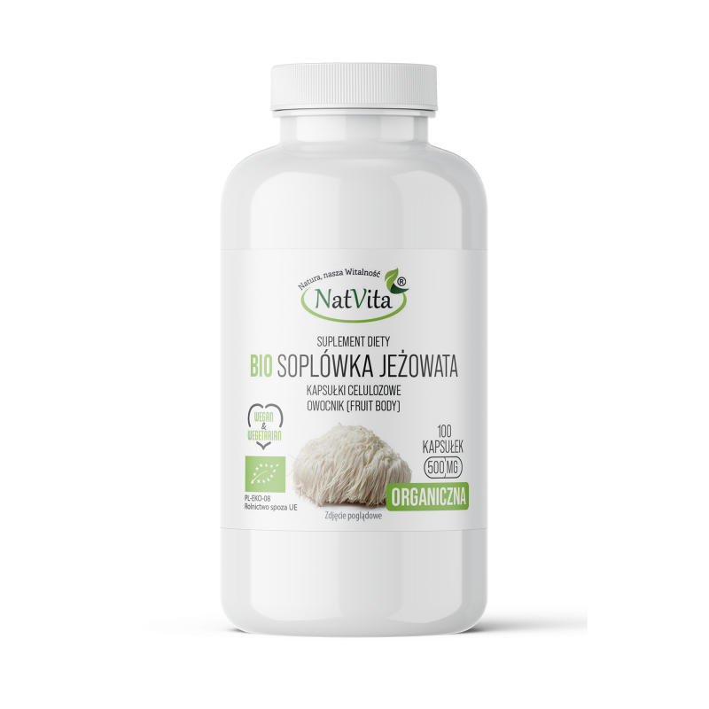 Soplówka Jeżowata BIO kapsułki 500mg