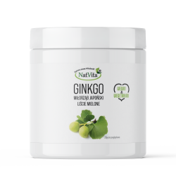 Ginkgo MIłorząb Japoński liście mielone