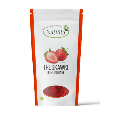 Truskawki liofilizowane w proszku - zdjęcie produktu