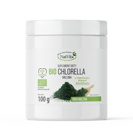 Chlorella BIO mielona - zdjęcie produktu