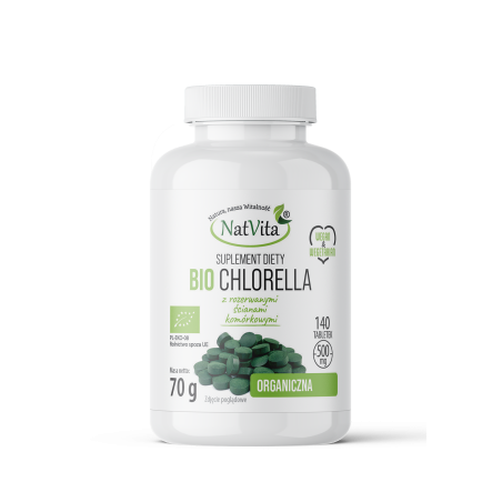 Chlorella BIO tabletki 500mg - zdjęcie produktu