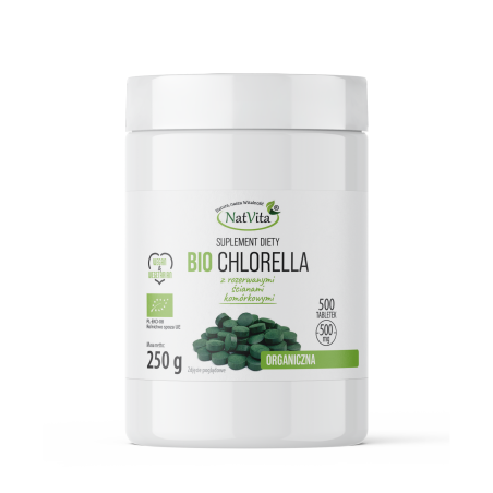 Chlorella BIO tabletki 500mg - zdjęcie produktu