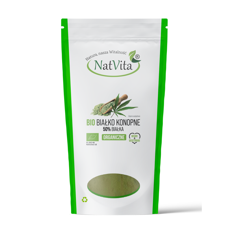 Białko 50% z Konopi BIO