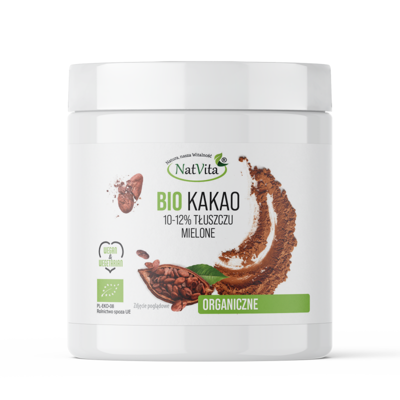 Kakao BIO mielone (10-12% tłuszczu)