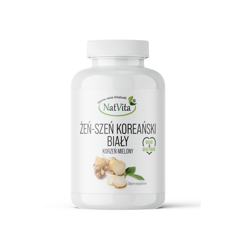 Żeń-Szeń koreański biały korzeń mielony