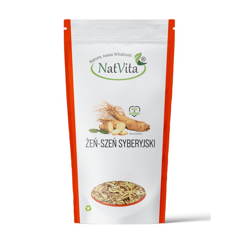 Żeń-Szeń syberyjski korzeń pocięty