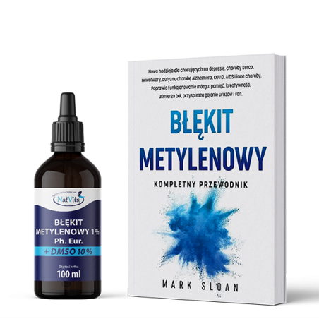 Błękit Metylenowy 1% Farmaceut. Ph. Eur. + DMSO 10% + Książka - zdjęcie produktu