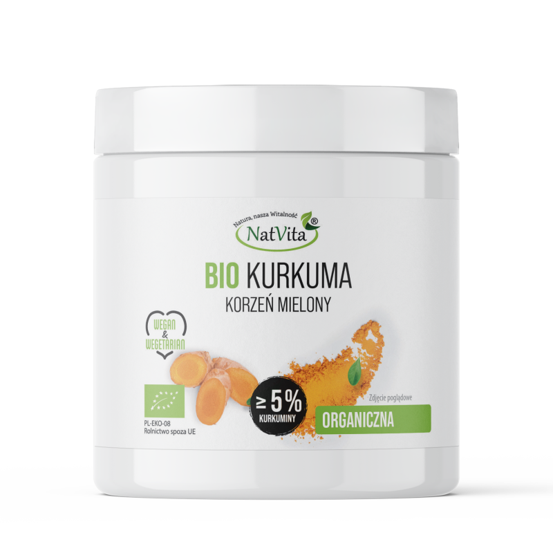 Kurkuma BIO korzeń mielony 5% kurkuminy