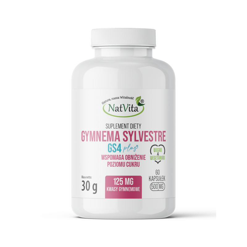 Gymnema Sylvestre Gurmar ekstrakt 25% kapsułki 500mg