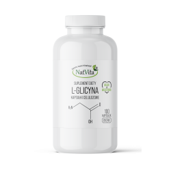 L-Glicyna (kwas aminooctowy 99,26%) kapsułki 850mg