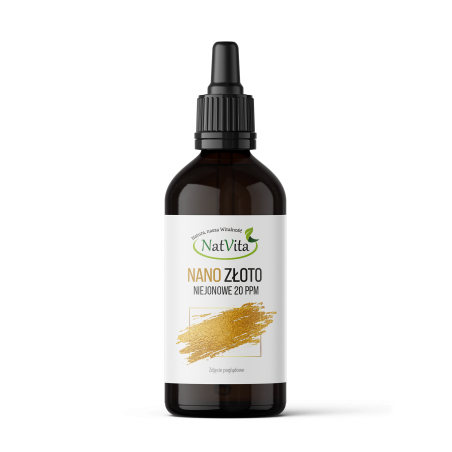 Nano Złoto (koloidalne) niejonowane 20 ppm - zdjęcie produktu