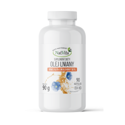 Olej Lniany 50 % ALA kapsułki softgel 1000mg