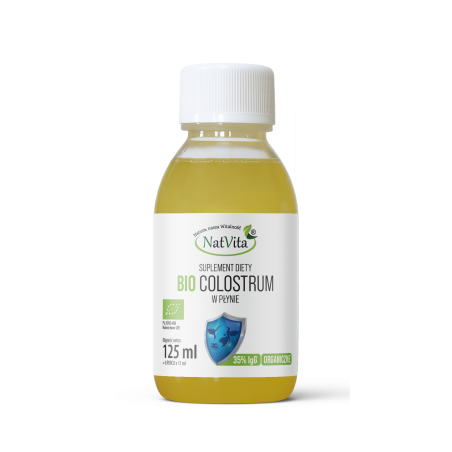 Colostrum BIO w płynie 125ml IgG (Immunoglobuliny) 35% - zdjęcie produktu