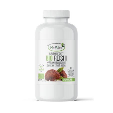Reishi BIO kapsułki 500mg - zdjęcie produktu