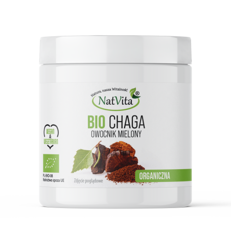 Chaga BIO grzyb mielony - zdjęcie produktu
