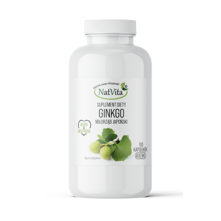 Ginkgo Miłorząb Japoński kapsułki 400mg - zdjęcie produktu