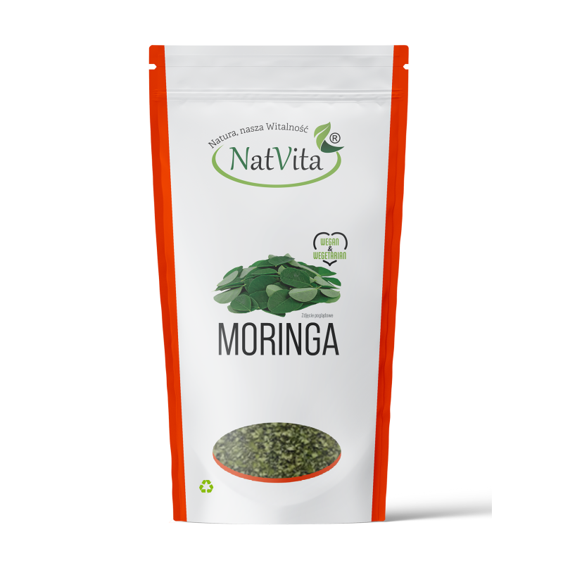 Moringa liście pocięte