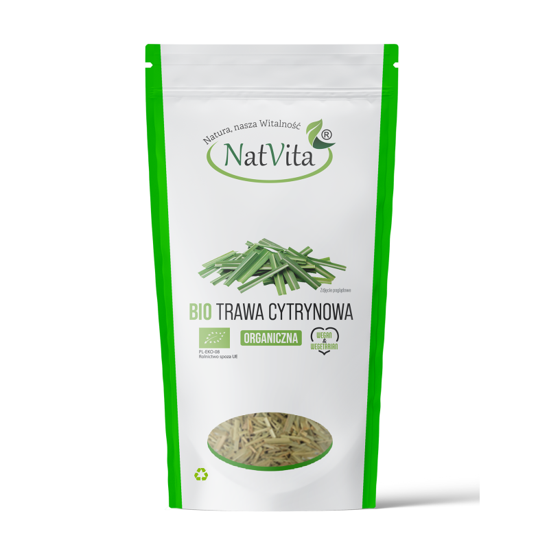 Trawa Cytrynowa BIO pocięta