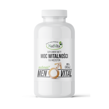 Moc Witalności dla mężczyzn kapsułki 550mg