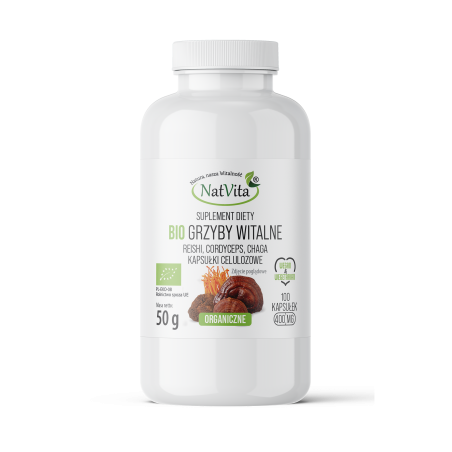 Grzyby Witalne BIO kapsułki 400mg