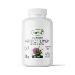 Ostropest Plamisty ekstrakt kapsułki 300mg