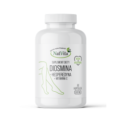 Diosmina + Hesperydyna + Witamina C kapsułki 500mg