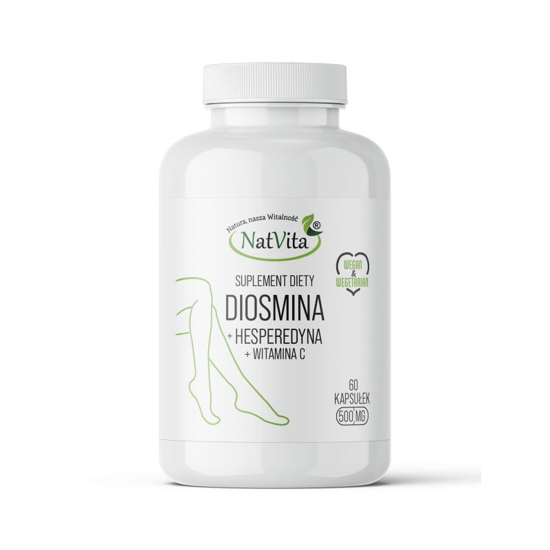Diosmina + Hesperydyna + Witamina C kapsułki 500mg