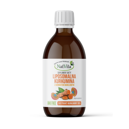 Liposomalna Kurkumina w płynie - zdjęcie produktu