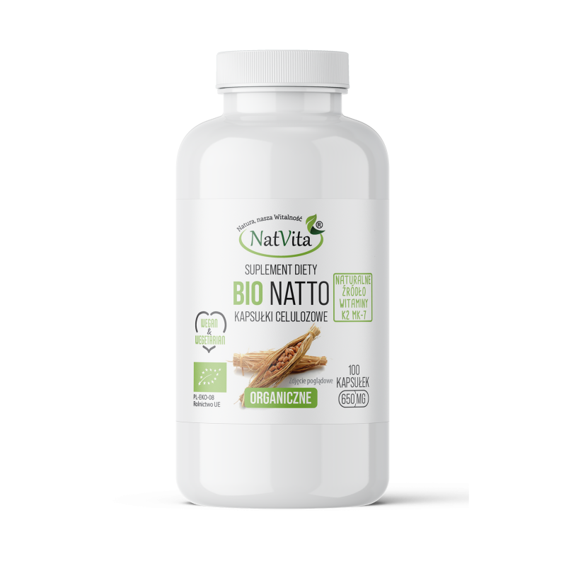 Witamina K2 MK7 Natto BIO kapsułki 650mg
