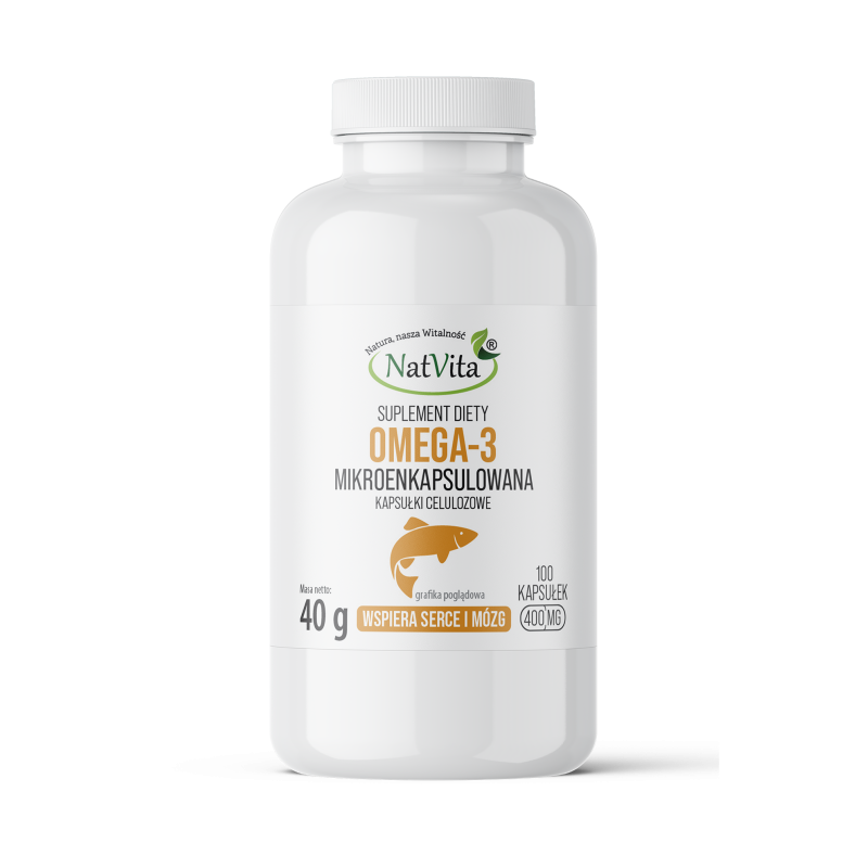 OMEGA 3 Mikroenkapsulowana DHA EPA 360 kapsułki 400mg